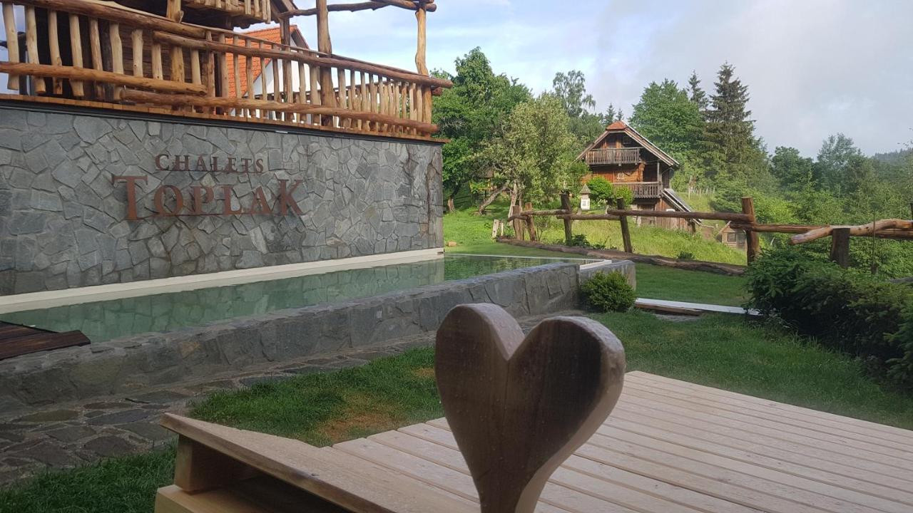 Chalets Toplak Sveti Duh na Ostrem Vrhu Dış mekan fotoğraf
