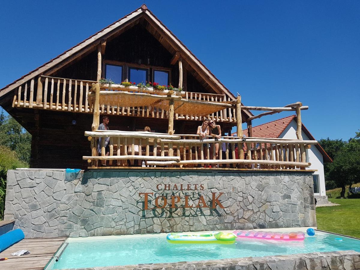 Chalets Toplak Sveti Duh na Ostrem Vrhu Dış mekan fotoğraf